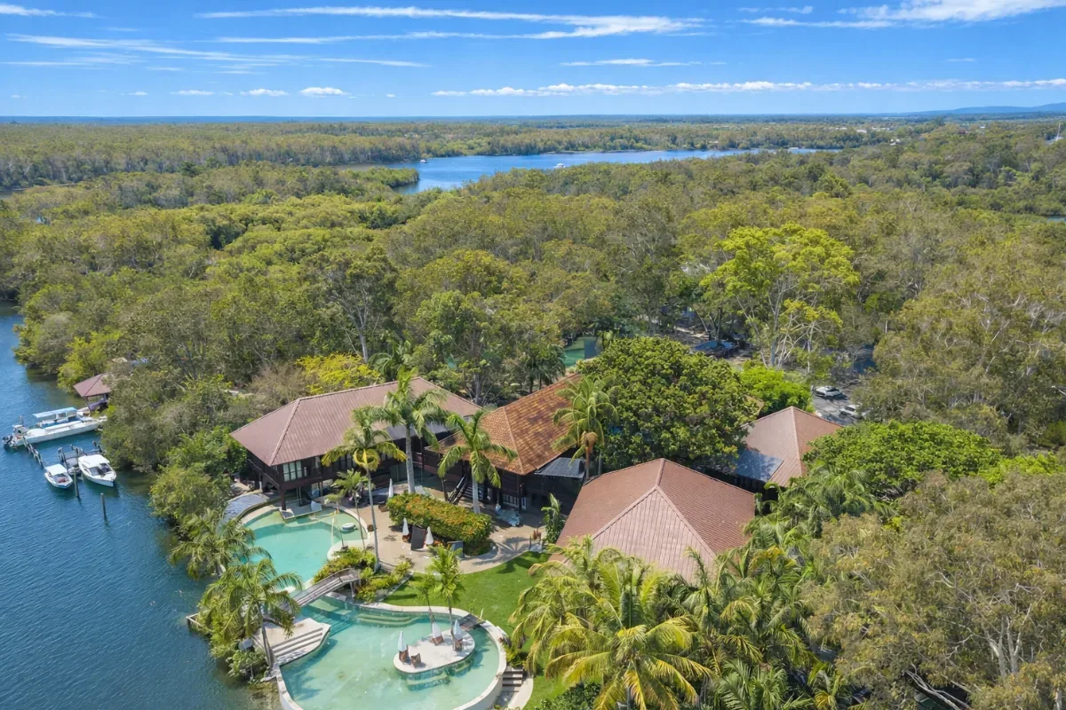 UniCote Lux Weathered Iron standing seam — Makepeace Island Resort by Euroclad