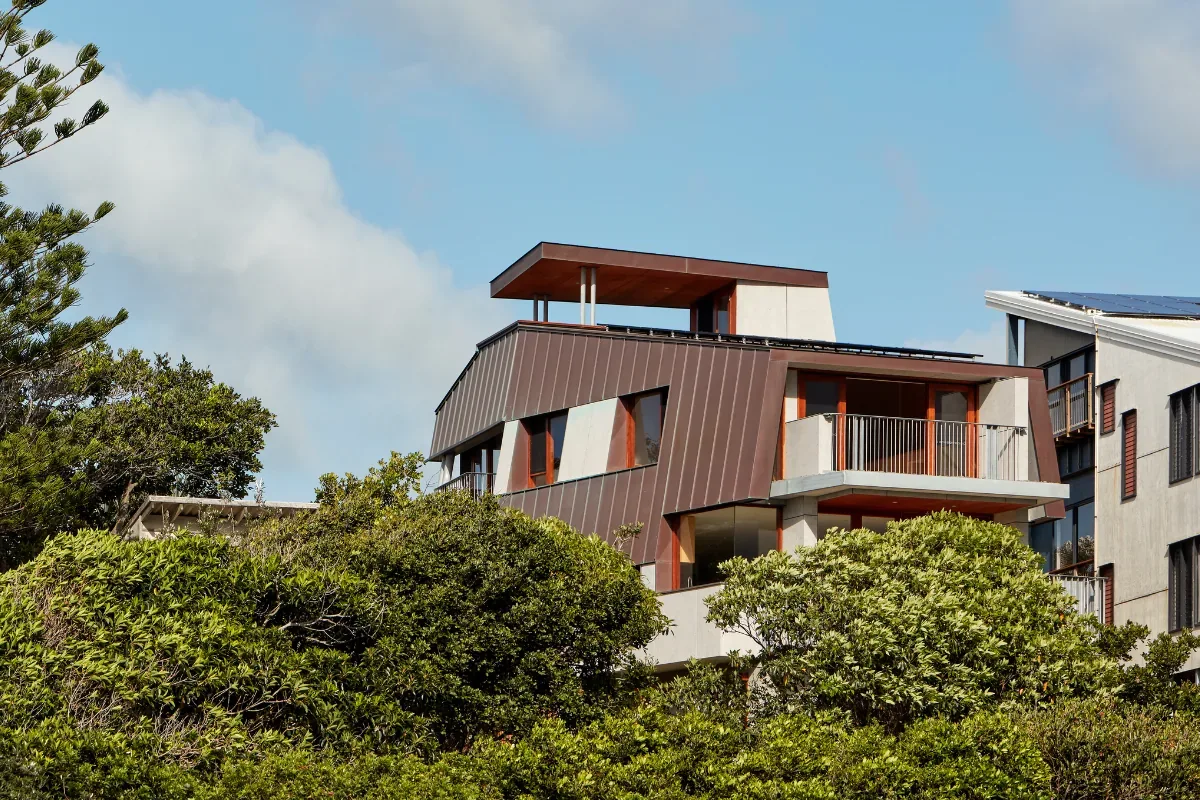 North Stradbroke — Beach House — Copper Standing Seam by Euroclad — North Stradbroke Island, QLD
