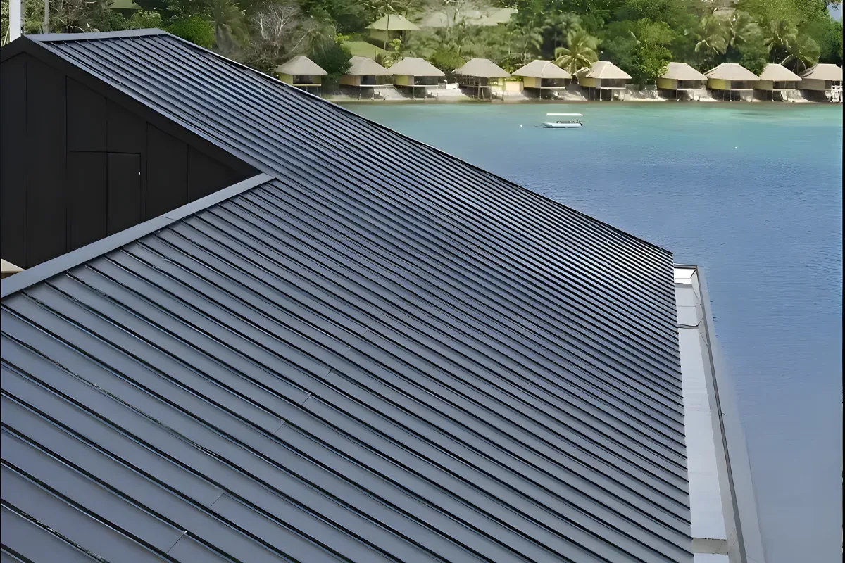 Port Vila — Island Resort — Zinc Double-Lock Standing Seam by Euroclad — Port Vila, Vanuatu