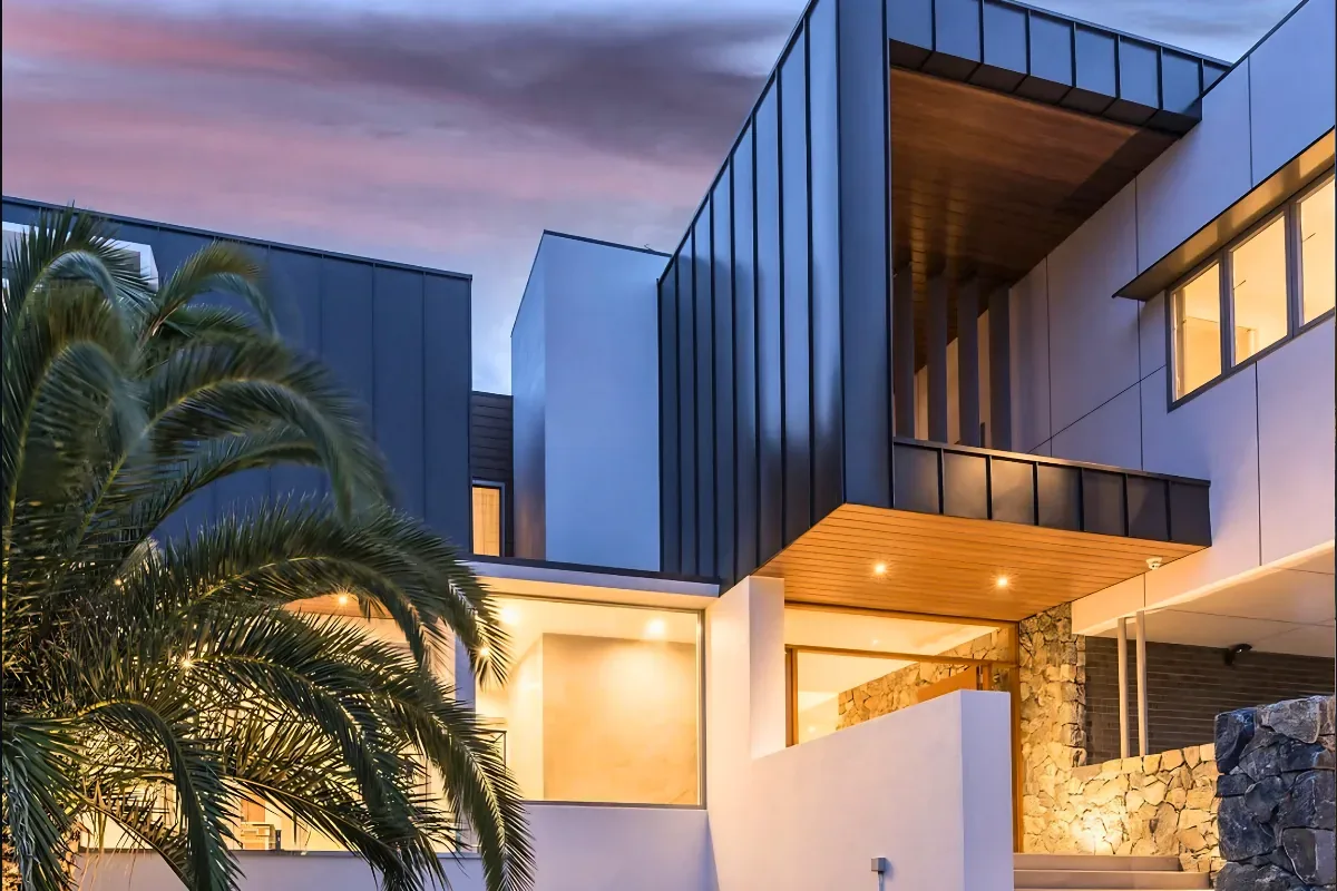 Raby Bay — Waterfront Residence — Aluminium Standing Seam by Euroclad — Raby Bay, QLD