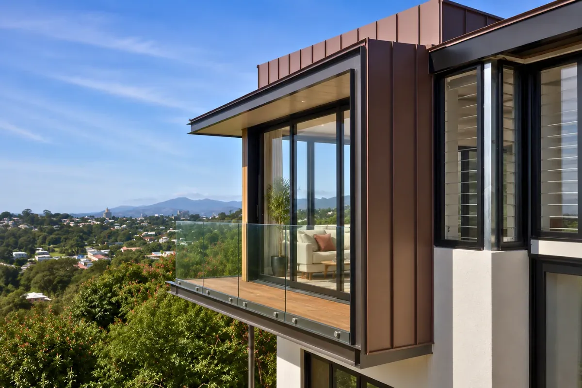 Townsville — Castle Hill Residence — Zinc Double-Lock Standing Seam by Euroclad — Townsville, QLD
