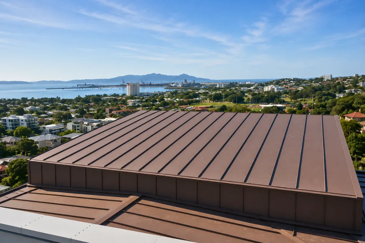 Townsville — Castle Hill Residence — Zinc Double-Lock Standing Seam by Euroclad — Townsville, QLD
