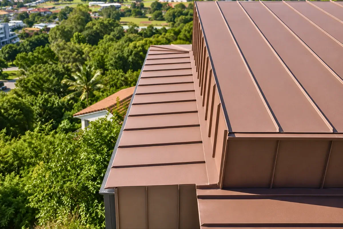 Townsville — Castle Hill Residence — Zinc Double-Lock Standing Seam by Euroclad — Townsville, QLD